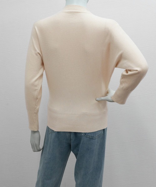 Miniministore(ミニミニストア)の「ニットトップス レディースニットセーター(ニット/セーター・レディース・ブラック/ベージュ/イエロー・FREE)」の14枚目の写真