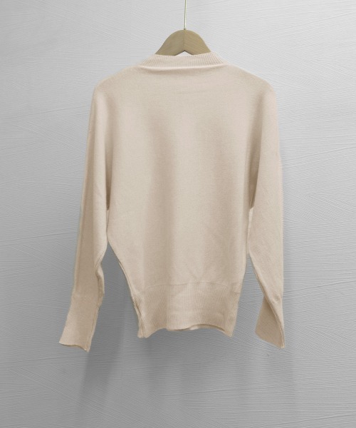 Miniministore(ミニミニストア)の「ニットトップス レディースニットセーター(ニット/セーター・レディース・ブラック/ベージュ/イエロー・FREE)」の16枚目の写真