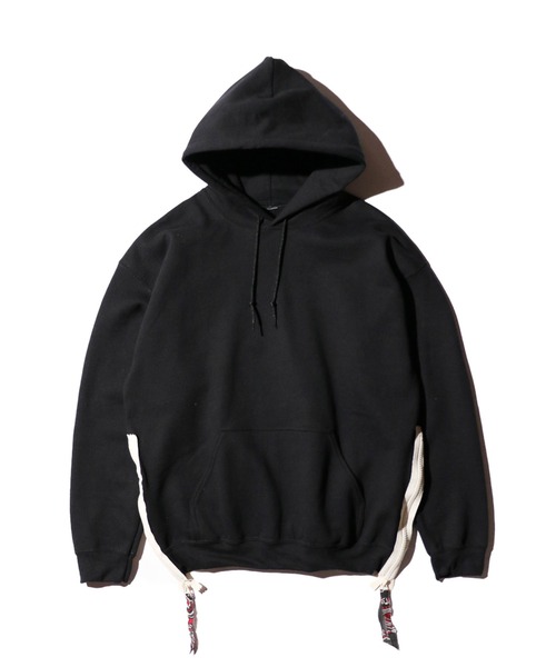 THRIFTY LOOK(スリフティールック)の「THRIFTY LOOK / スリフティールック SIDE ZIP REMAKE HOODIE サイドジップ プルオーバーパーカー リメイク(パーカー・メンズ・ブラック/グレー/ホワイト・MEDIUM/LARGE/X-LARGE)」の21枚目の写真