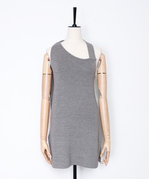 VERSEAU（ヴェルソー）の「テープヤーンアシンメトリートップス（ニット/セーター）」