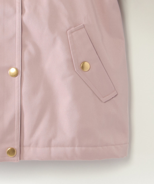 ikka（イッカ）の「【親子コーデ】総裏フェイクファーマンパジャケット（110~160cm）（マウンテンパーカー・キッズ・ローズ/ネイビー・S/M/L/XL/XS）」の15枚目の写真