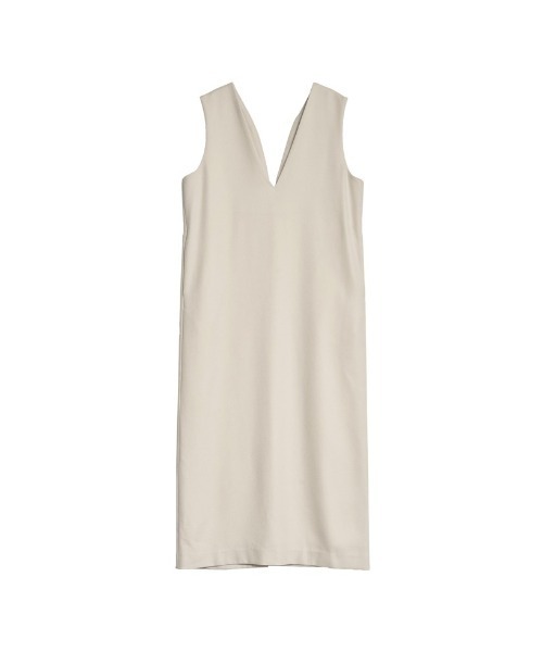 Re:EDIT（リエディ）の「[低身長サイズ有]前後2WAYポケット付き微起毛ツイルVネックジャンパースカート（ジャンパースカート・レディース・ブラック/ベージュ/アイボリー/チャコールグレー・SHORT/MEDIUM/LARGE）」の14枚目の写真