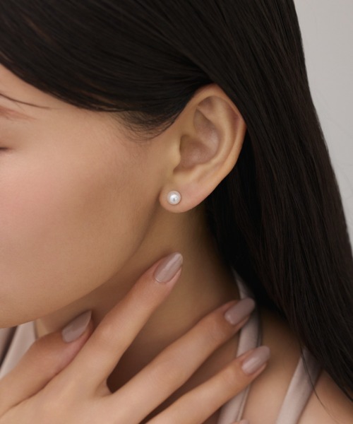 ciite' surgical stainless（シーテサージカルステンレス）の「【 金属アレルギー対応 】 シンプルパールピアス  サージカルステンレス    6mm 8mm 10mm 12mm  (両耳用)（ピアス（両耳用）・レディース・ホワイト・S/M/L/XS）」の22枚目の写真