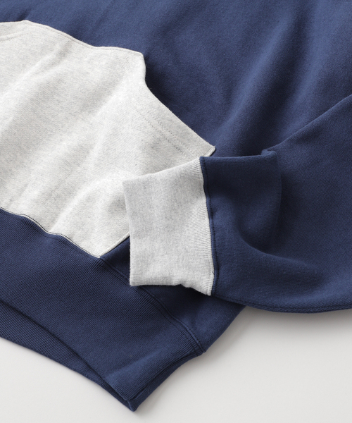 JOURNAL STANDARD J.S HOMESTEAD（ジャーナルスタンダードホームステッド）の「SBTRACT × Stead / TUBE URAKE 2-TONE PARKA（パーカー・メンズ・ダークブルー/チャコールグレー・MEDIUM/LARGE）」の4枚目の写真