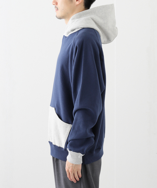 JOURNAL STANDARD J.S HOMESTEAD（ジャーナルスタンダードホームステッド）の「SBTRACT × Stead / TUBE URAKE 2-TONE PARKA（パーカー・メンズ・ダークブルー/チャコールグレー・MEDIUM/LARGE）」の9枚目の写真