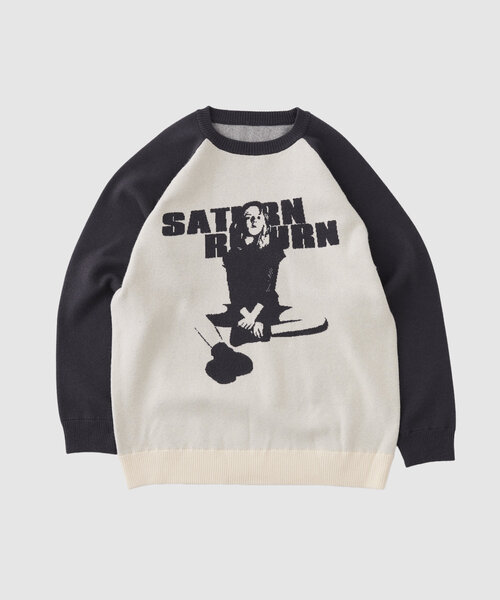 WHO'S WHO gallery（フーズフーギャラリー）の「シャーロットラグランニット（ニット/セーター・レディース・ブラック/チャコールグレー・FREE）」の14枚目の写真