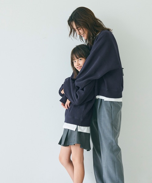 cocco グッズ　スウェット セール】キッズ 親子お揃い ヘビーウェイト裏起毛 ロゴ