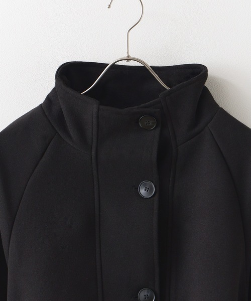 Basic stand collar long coat / スタンドカラー ベーシックロングコート（ステンカラーコート）｜AO2（アオズ）
