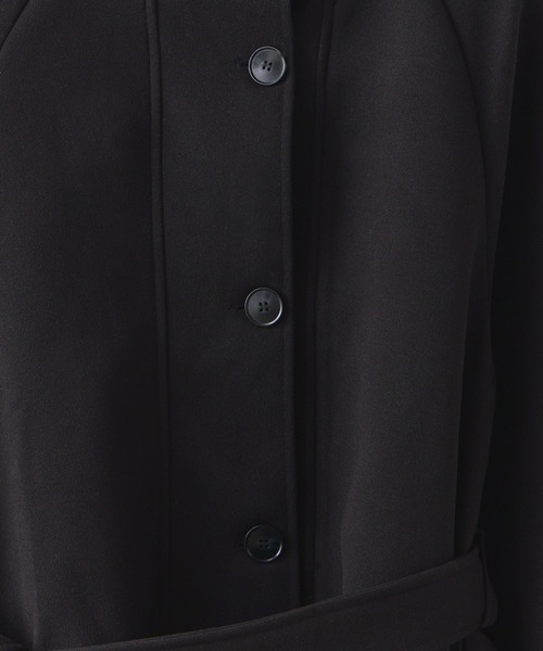 Basic stand collar long coat / スタンドカラー ベーシックロングコート（ステンカラーコート）｜AO2（アオズ）