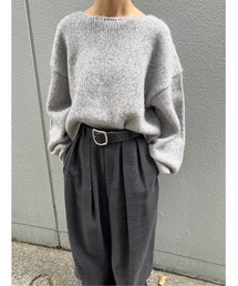 BLACK BY MOUSSY | cocoon sleeve knit tops(コクーンスリーブニットトップス)(ニット/セーター)