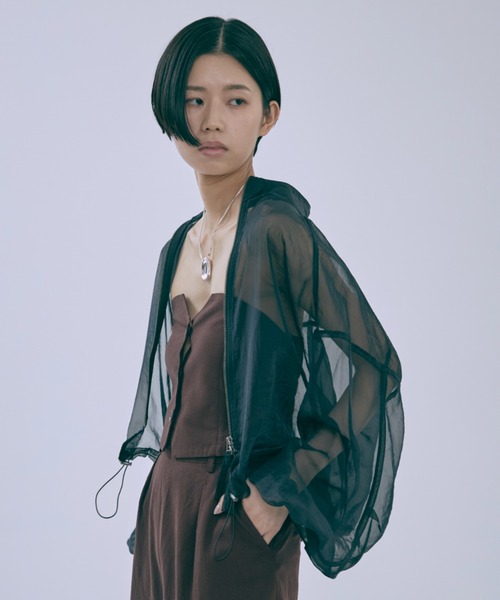 EN NEUME（エンノイム）の「Double Zip Sheer Blouson（ブルゾン
