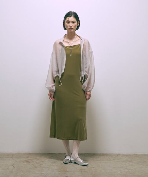 エンノイム　EN NEUME　ブルゾン　アウター セール】Double Zip Sheer Blouson（ブルゾン）｜EN NEUME