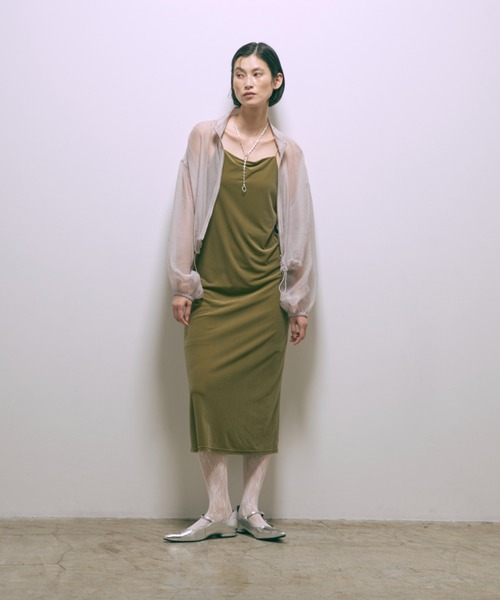 Double Zip Sheer Blouson（ブルゾン）｜EN NEUME（エンノイム）の 