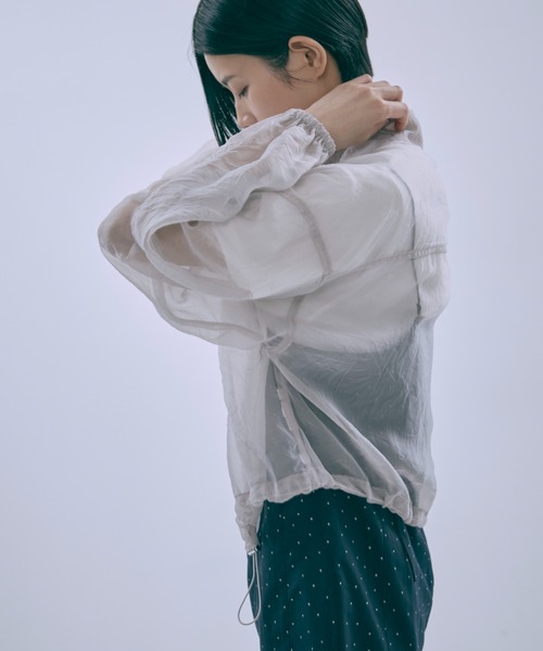 Double Zip Sheer Blouson（ブルゾン）｜EN NEUME（エンノイム）の 