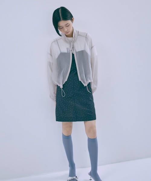 Double Zip Sheer Blouson（ブルゾン）｜EN NEUME（エンノイム）の 
