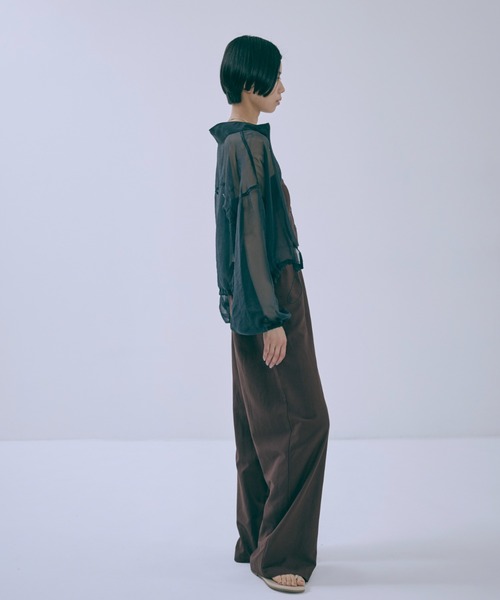 セール】Double Zip Sheer Blouson（ブルゾン）｜EN NEUME