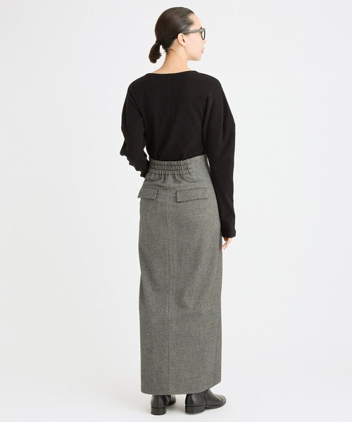 BABYLONE（バビロン）の「サーマルフォルムプルオーバー（Tシャツ/カットソー・レディース・ブラック/ライトグレー・フリー）」の10枚目の写真