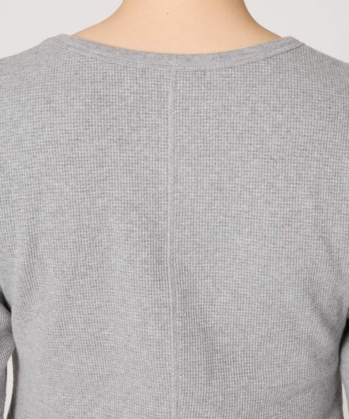 BABYLONE（バビロン）の「サーマルフォルムプルオーバー（Tシャツ/カットソー・レディース・ブラック/ライトグレー・フリー）」の14枚目の写真