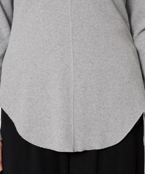 BABYLONE（バビロン）の「サーマルフォルムプルオーバー（Tシャツ/カットソー・レディース・ブラック/ライトグレー・フリー）」の19枚目の写真