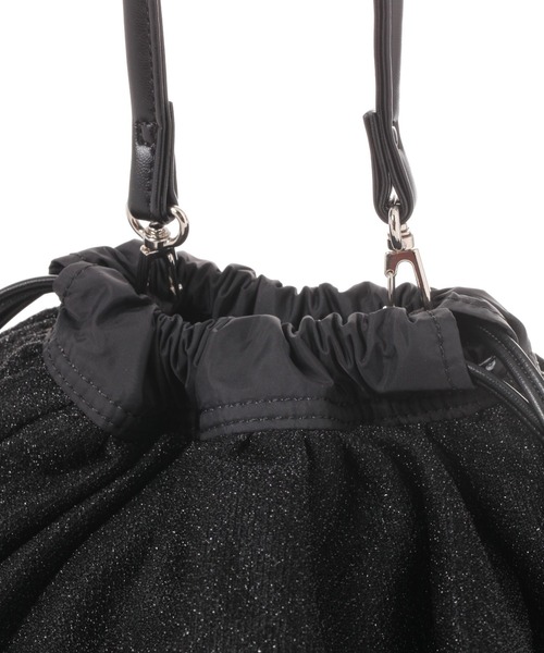 LAKOLE（ラコレ）の「ラメフリル巾着ショルダーバッグ / 151229（ショルダーバッグ・レディース・シルバー/ブラック/ブラウン・FREE）」の20枚目の写真