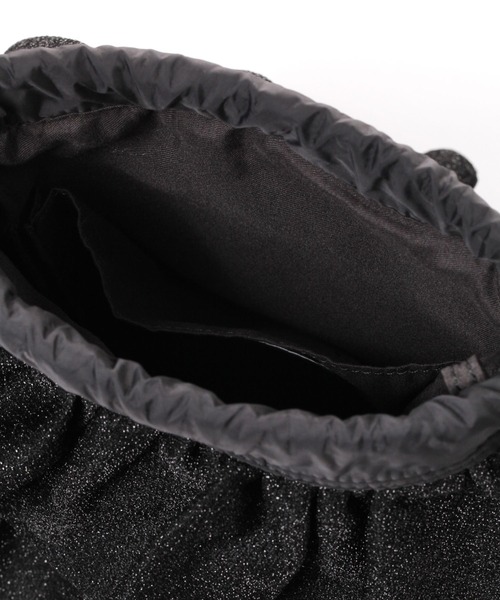 LAKOLE（ラコレ）の「ラメフリル巾着ショルダーバッグ / 151229（ショルダーバッグ・レディース・シルバー/ブラック/ブラウン・FREE）」の7枚目の写真