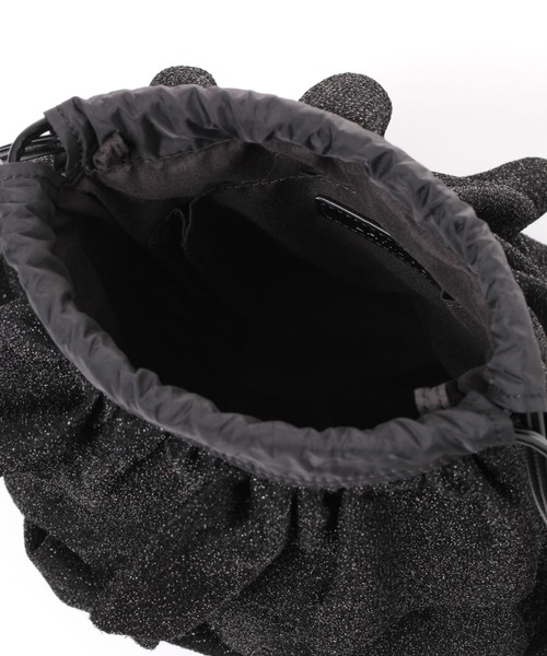 LAKOLE（ラコレ）の「ラメフリル巾着ショルダーバッグ / 151229（ショルダーバッグ・レディース・シルバー/ブラック/ブラウン・FREE）」の8枚目の写真
