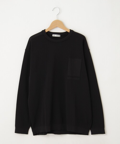 &Bridge(アンドブリッジ)の「charee braver(チャーリーブレイバー) リブプルオーバー(Tシャツ/カットソー・メンズ・グリーン/ブラック/ブルー系その他/グレー・02/04/03)」の2枚目の写真