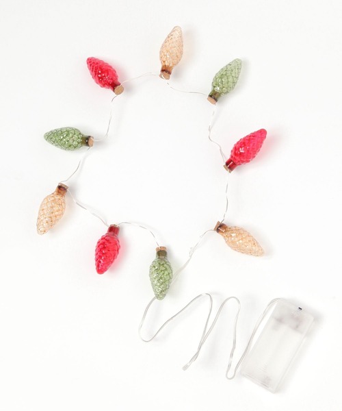 セール】LED木の実ガーランド[CHRISTMAS 2024]（インテリア雑貨