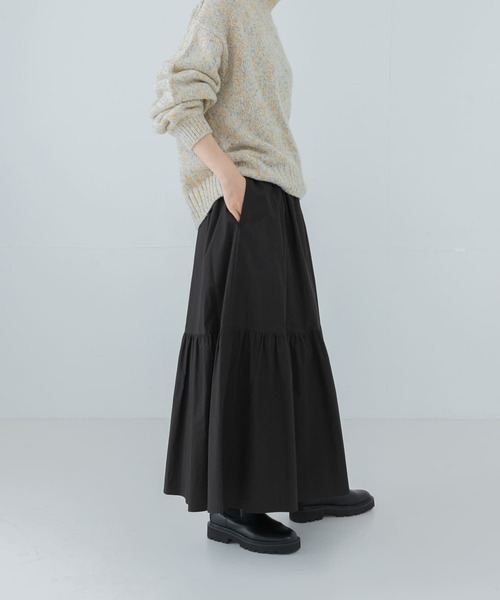 専用です　コットンロングスカート コットンチノ Iラインロングスカート | maison TOMORROWLAND/メゾン