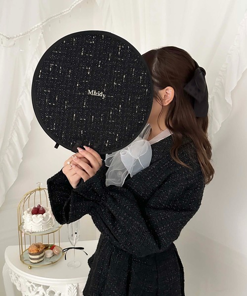 Miridy（ミリディー）の「【apres jour×Miridy】ツイードうちわケース