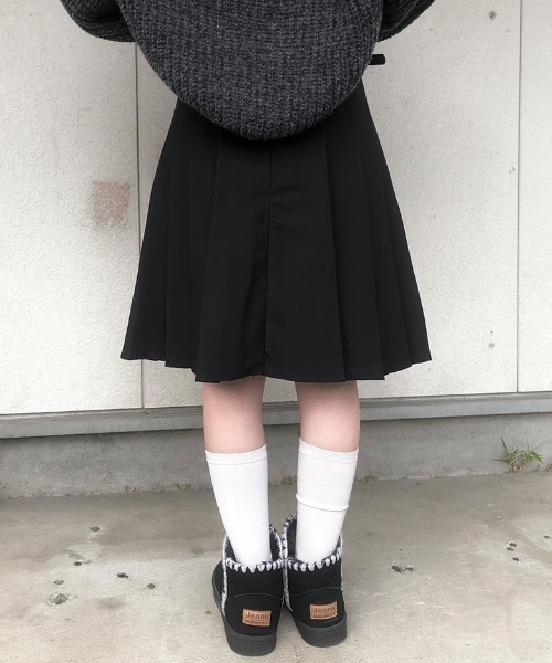 ミディボックスプリーツスカート（スカート）｜anyonemore