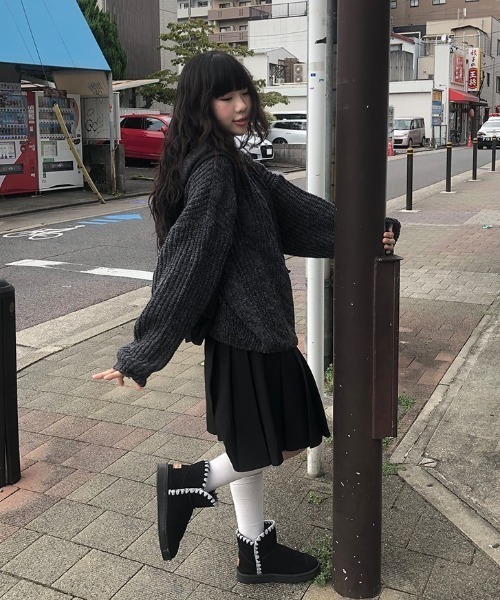 ミディボックスプリーツスカート（スカート）｜anyonemore