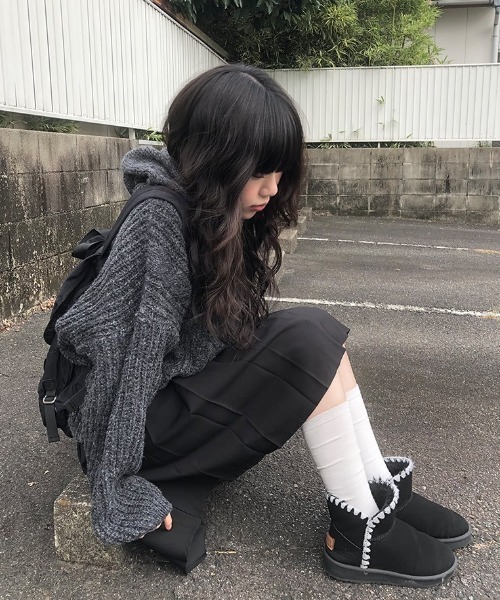 anyonemore（エニワンモア）の「ミディボックスプリーツスカート（スカート・レディース・ブラック・LARGE/MEDIUM）」の16枚目の写真