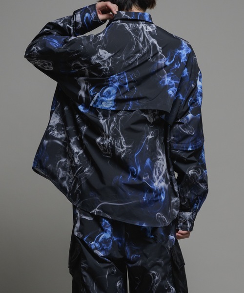 CASPER JOHN(キャスパージョン)の「Bubble tech detachable shirts/バブルテックデタッチャブルシャツ(シャツ/ブラウス・メンズ・ライトグレー/ブラック系/ブラック・LARGE/MEDIUM/SMALL/X-SMALL)」の16枚目の写真