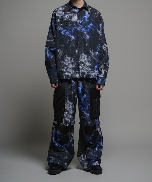 CASPER JOHN(キャスパージョン)の「Bubble tech detachable shirts/バブルテックデタッチャブルシャツ(シャツ/ブラウス・メンズ・ライトグレー/ブラック系/ブラック・LARGE/MEDIUM/SMALL/X-SMALL)」の18枚目の写真