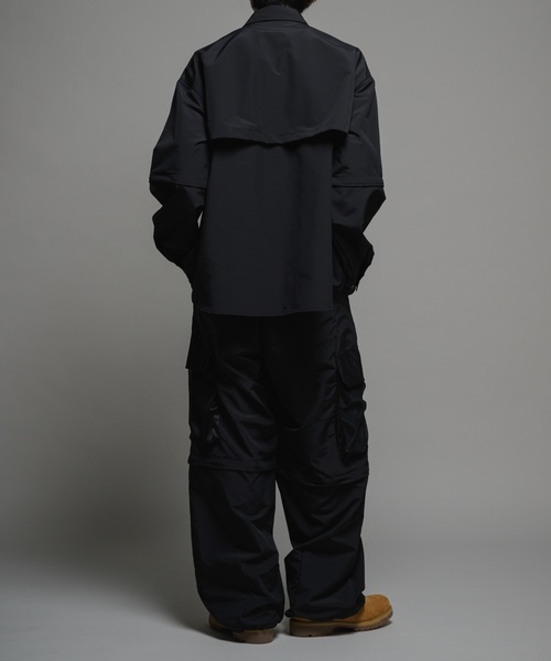 CASPER JOHN(キャスパージョン)の「Bubble tech detachable shirts/バブルテックデタッチャブルシャツ(シャツ/ブラウス・メンズ・ライトグレー/ブラック系/ブラック・LARGE/MEDIUM/SMALL/X-SMALL)」の13枚目の写真