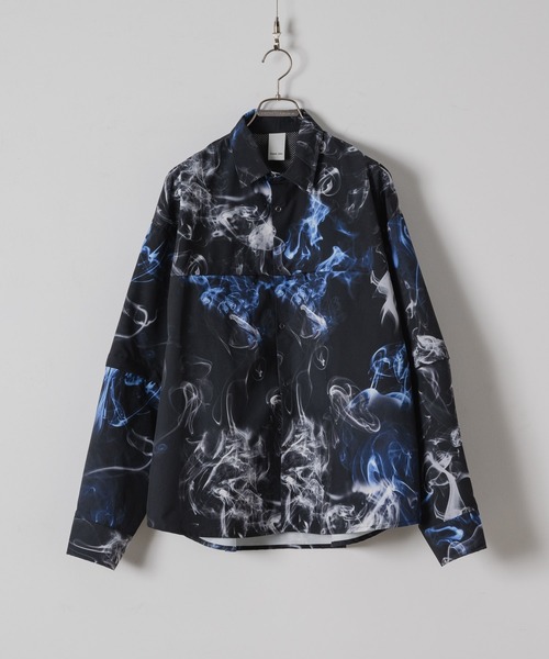CASPER JOHN(キャスパージョン)の「Bubble tech detachable shirts/バブルテックデタッチャブルシャツ(シャツ/ブラウス・メンズ・ライトグレー/ブラック系/ブラック・LARGE/MEDIUM/SMALL/X-SMALL)」の14枚目の写真