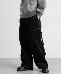 REmastered | 【REmastered】フラワー刺繍/コーデュロイカーゴ/パラシュートパンツ(カーゴパンツ)