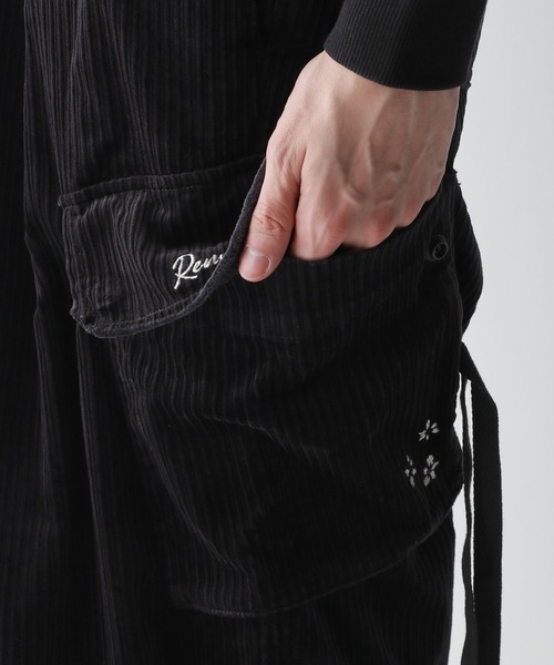 REmastered（リマスタード）の「【REmastered】フラワー刺繍/コーデュロイカーゴ/パラシュートパンツ（カーゴパンツ・メンズ・ブラウン/ブラック・LARGE/MEDIUM/SMALL）」の21枚目の写真