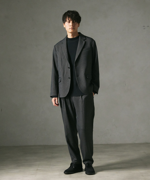 JOURNAL STANDARD relume(ジャーナルスタンダード レリューム)の「TECH WOOLISH ウォッシャブル イージースラックス(スラックス・メンズ・ブラウン/ベージュ/チャコールグレー/ブラック・SMALL/MEDIUM/LARGE)」の7枚目の写真