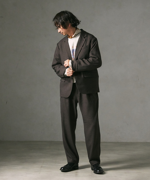 JOURNAL STANDARD relume(ジャーナルスタンダード レリューム)の「TECH WOOLISH ウォッシャブル イージースラックス(スラックス・メンズ・ブラウン/ベージュ/チャコールグレー/ブラック・SMALL/MEDIUM/LARGE)」の9枚目の写真