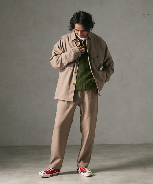 JOURNAL STANDARD relume(ジャーナルスタンダード レリューム)の「TECH WOOLISH ウォッシャブル イージースラックス(スラックス・メンズ・ブラウン/ベージュ/チャコールグレー/ブラック・SMALL/MEDIUM/LARGE)」の11枚目の写真