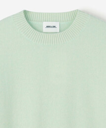 MORRIS & SONS カシミヤ ニットプルオーバー セーター グレー 美品 MORRIS & SONS | ジーロンラム クルーネックニット WOMEN