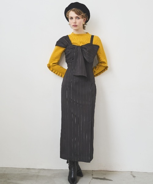 AND COUTURE（アンドクチュール）の「アシメショルダーリボン