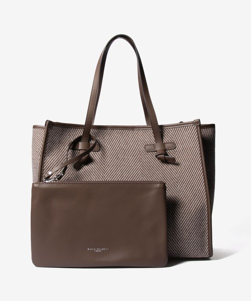 GIANNI CHIARINI(ジャンニ キアリーニ)の「GIANNI CHIARINI MARCELLA M ジャンニ キアリーニ マルチェッラ ハンドバッグ(ハンドバッグ・レディース・モスグリーン/オフホワイト/ブラック/その他/ブラウン系1・FREE)」の4枚目の写真