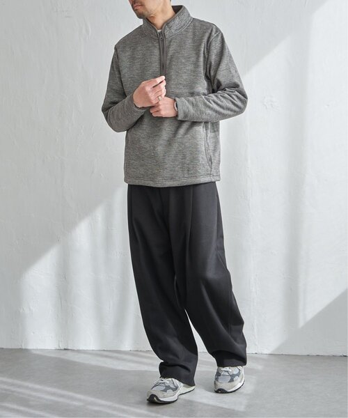 ikka(イッカ)の「ウールライクニットハーフジッププルオーバー(スウェット・メンズ・チャコールグレー/グレー/オリーブ/ネイビー・M/XL/L/S)」の13枚目の写真