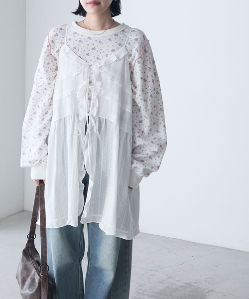 REDValentino☆クレープ リボンタイ ミニワンピース♪【送料込】 VIP☆RED VALENTINO クレープデシン ミニワンピース リボンタイ