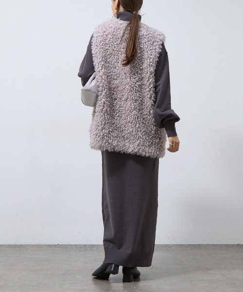 COLONY 2139（コロニートゥーワンスリーナイン）の「タートルニットワンピース（ワンピース・レディース・チャコールグレー/ブラック/ブラウン・FREE）」の22枚目の写真