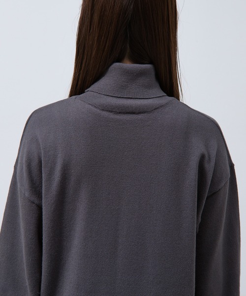COLONY 2139（コロニートゥーワンスリーナイン）の「タートルニットワンピース（ワンピース・レディース・チャコールグレー/ブラック/ブラウン・FREE）」の11枚目の写真