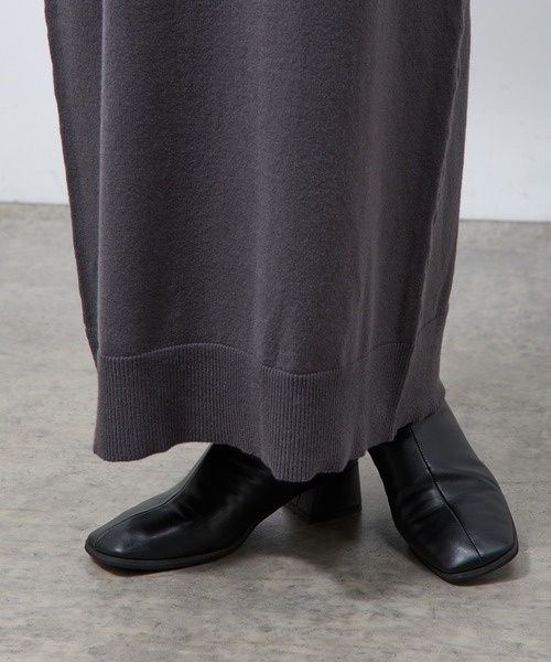 COLONY 2139（コロニートゥーワンスリーナイン）の「タートルニットワンピース（ワンピース・レディース・チャコールグレー/ブラック/ブラウン・FREE）」の9枚目の写真